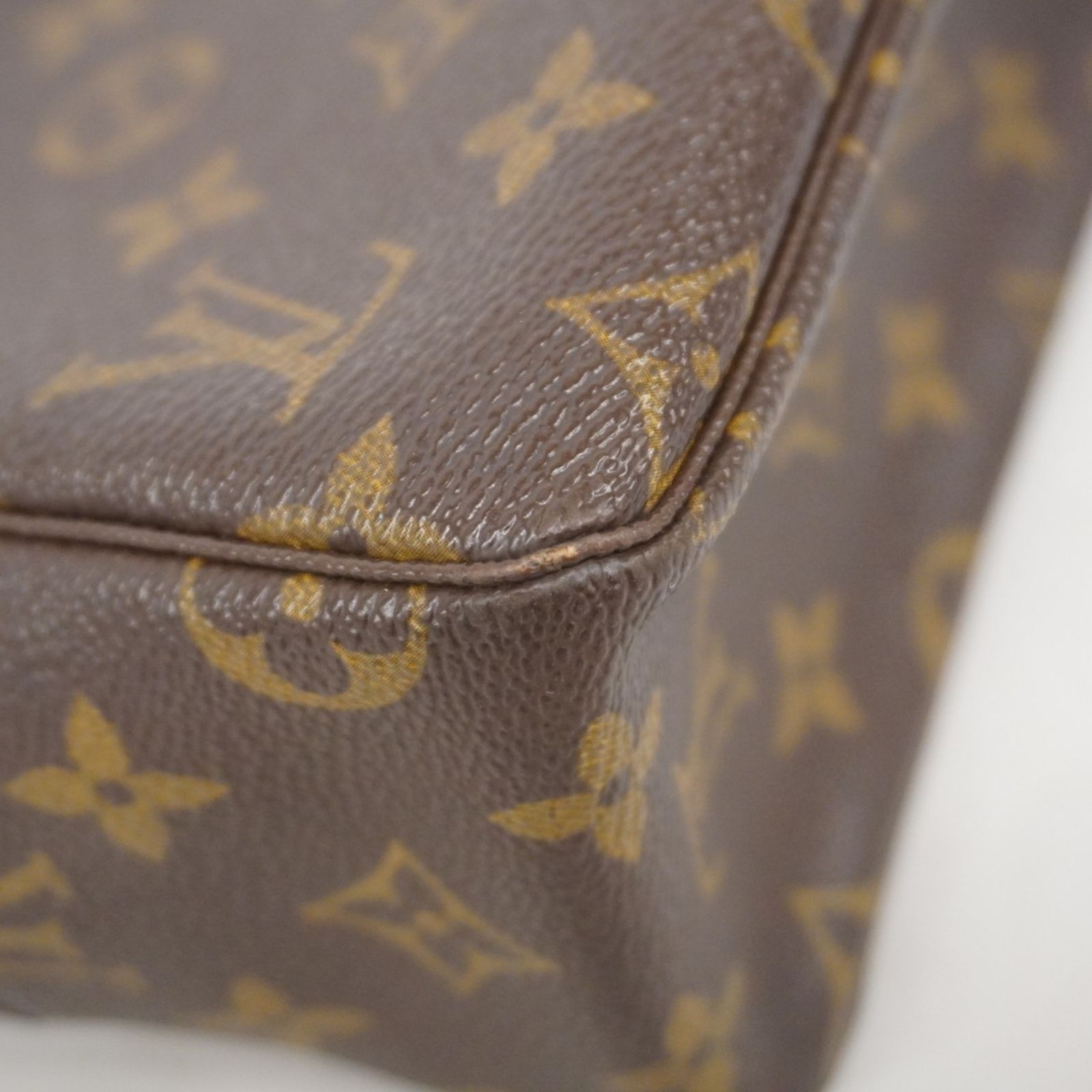 【極美品】ルイヴィトン　トゥルーストワレット28 モノグラム　ポーチ　茶色 ルイ・ヴィトン(Louis Vuitton) ルイ・ヴィトン ポーチ