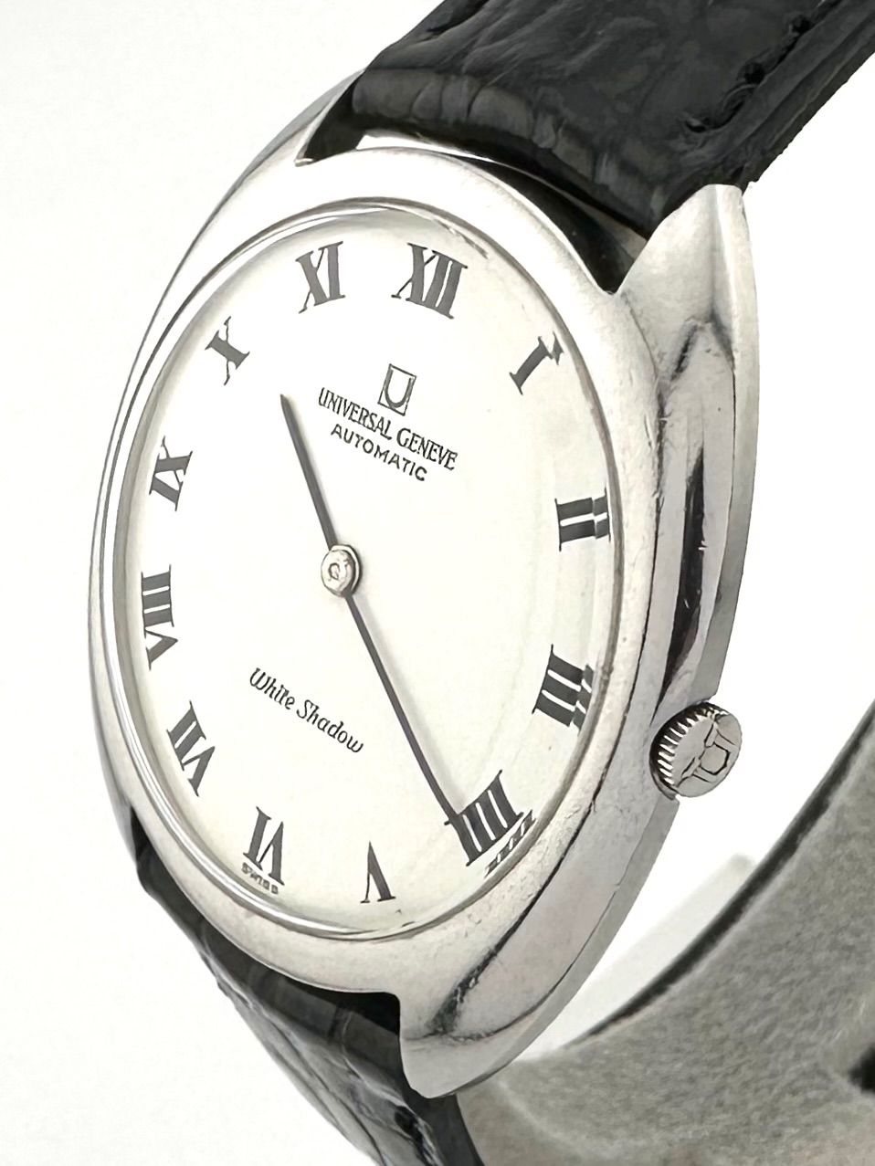 UNIVERSAL GENEVE ホワイトシャドウ 自動巻き時計ジャンク品