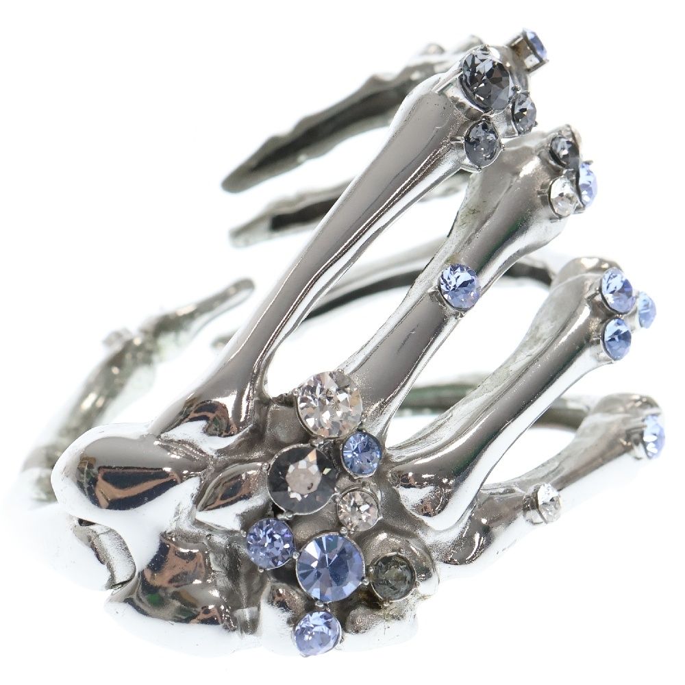 ラフシモンズ 22SS Skeleton Bracelet シルバーバングル