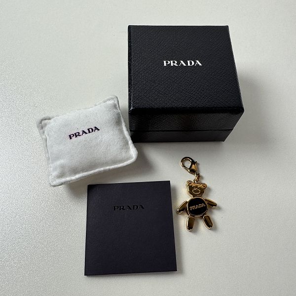 PRADA/プラダ Teddy Bear/テディベア ロゴチャーム バッグ