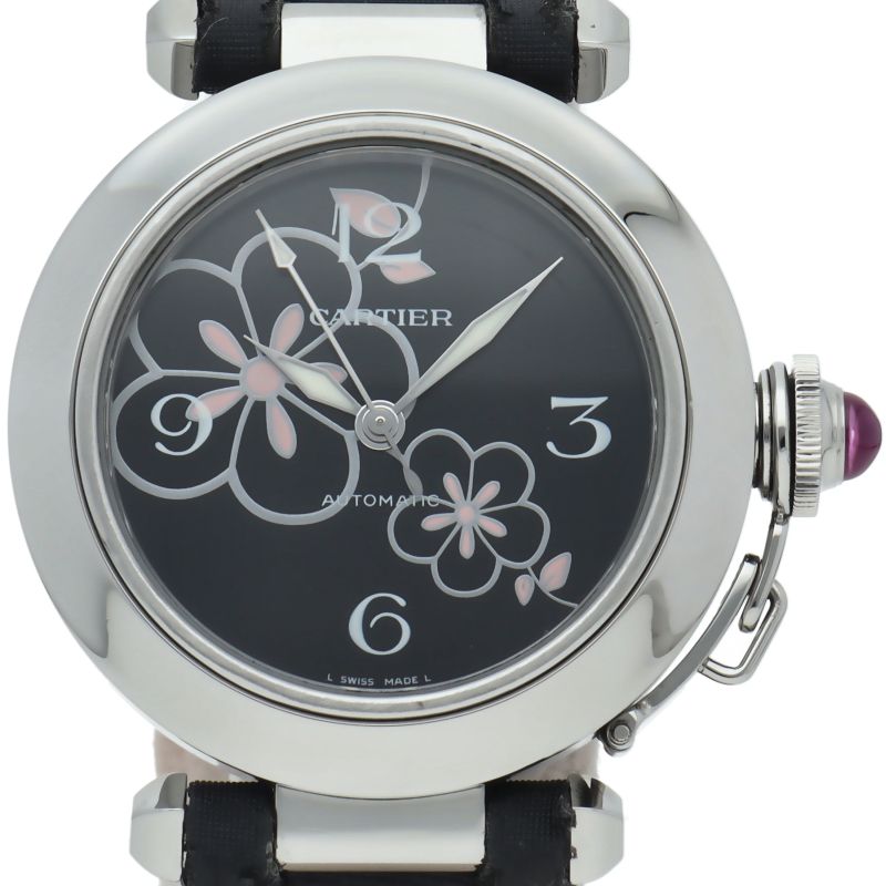 Cartier腕時計パシャ2007年Xmas限定レディース カルティエ Cartier パシャC ウィンターフラワー 2007年