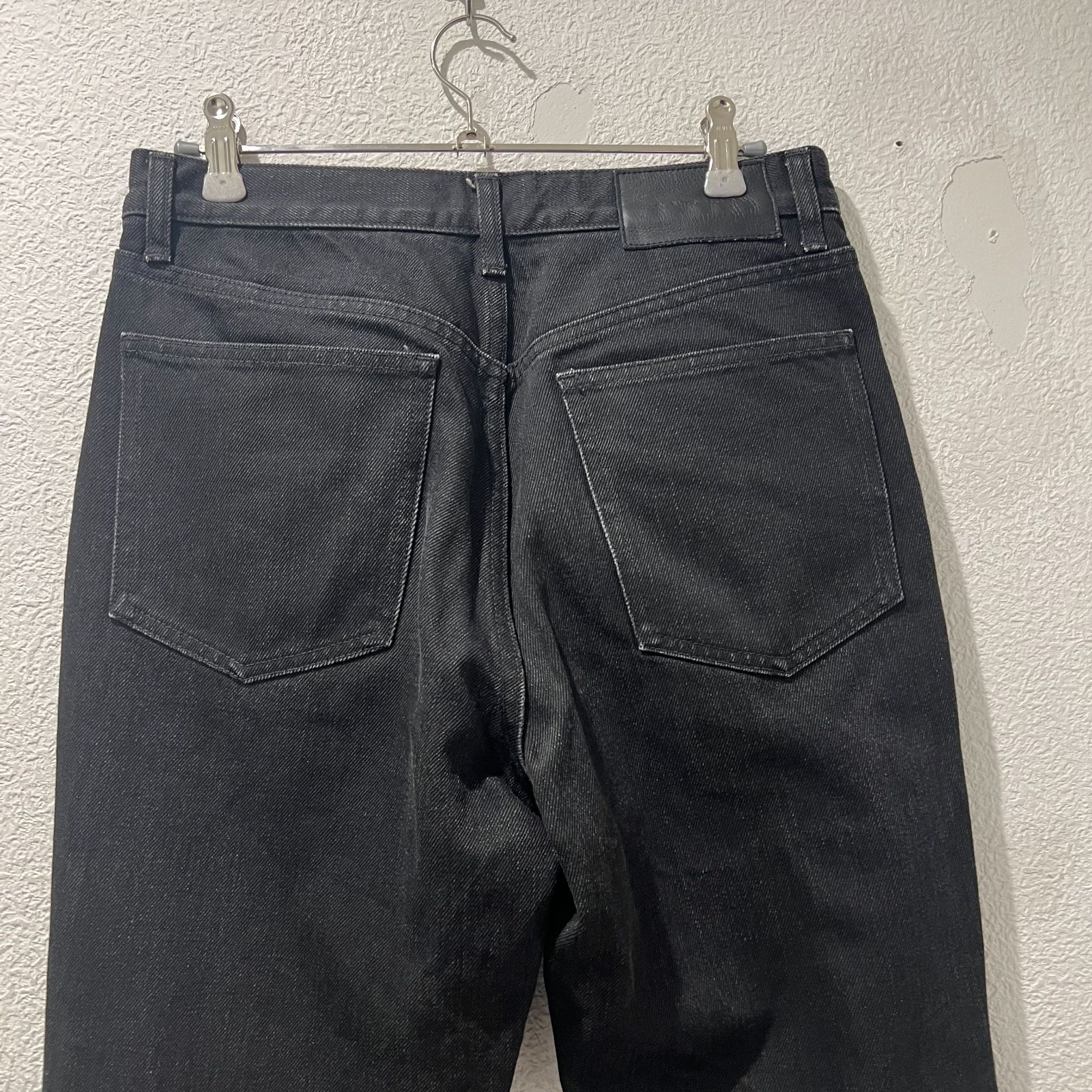 Womens washed denim slitted pants – JOHN LAWRENCE SULLIVAN