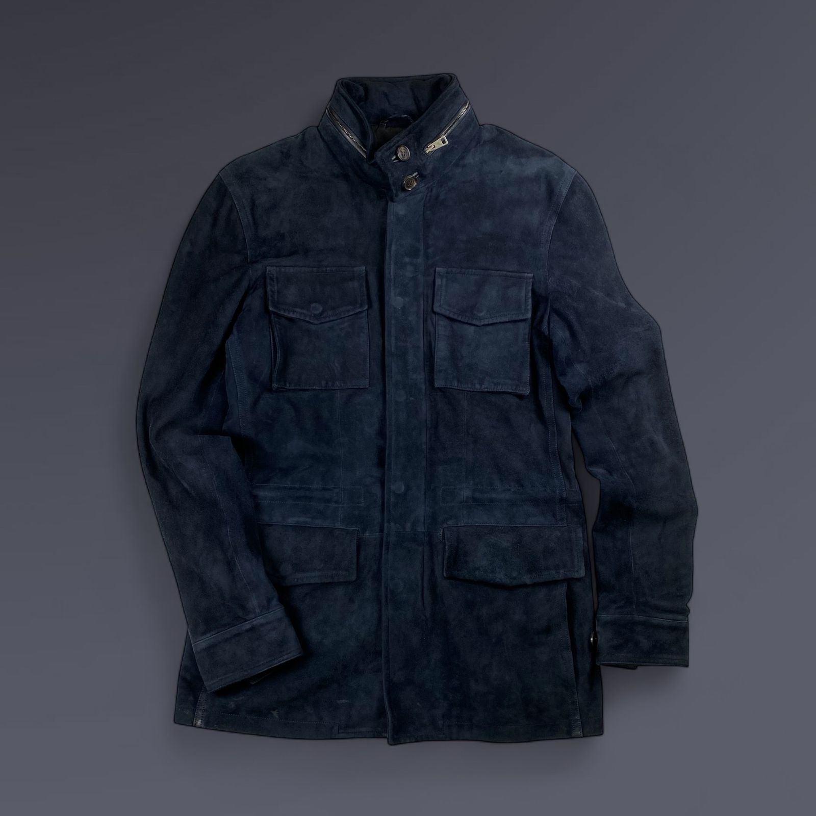 SANNINO M-65タイプ　レザージャケット　ダークブラウン SANNINO M-65タイプ レザージャケット ダークブラウン SANNINO〉M65