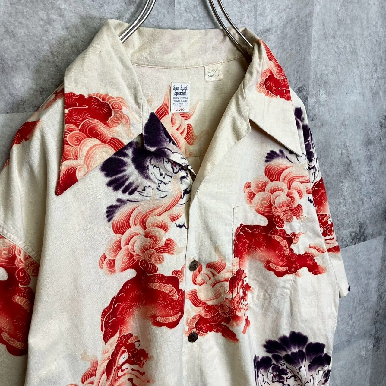SUN SURF 唐獅子牡丹 アロハシャツ スペシャルエディション Lサイズ 