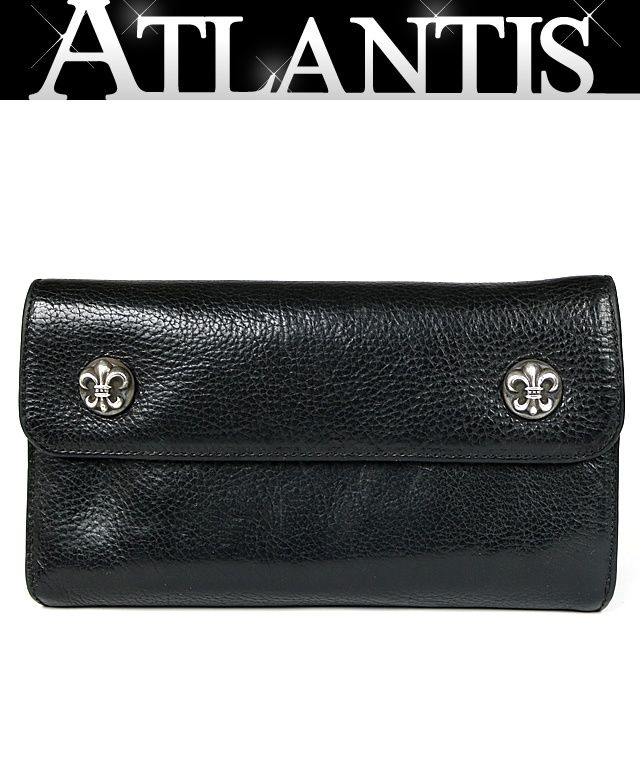 銀座店 クロムハーツ インボイス付き ミニウェーブ ウォレット クロス