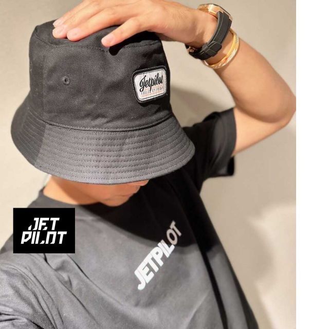 【JETPILOT/ジェットパイロット】W23803 POLAR REV BUCKET HAT Charcoal (663924) ハット リバーシブル コットン
