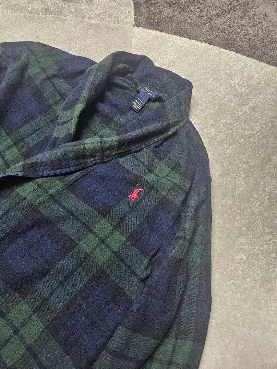 ポロ タタン ショール ローブ ガウン