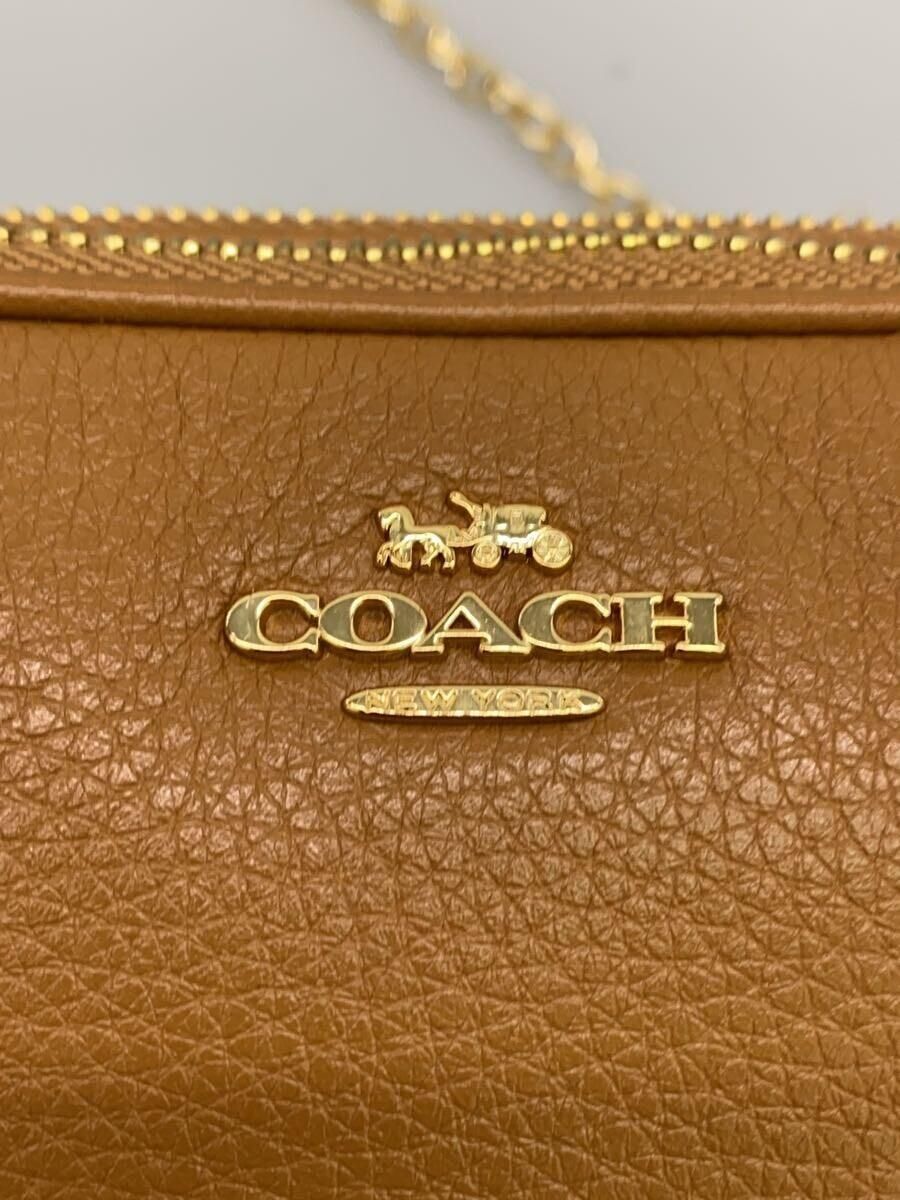 COACH ショルダーバッグ キャメル