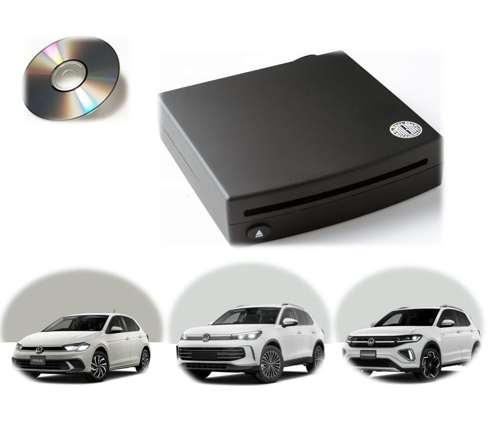 フォルクスワーゲン 簡単接続 車載 CDプレーヤー Golf8 Tiguan Passat T-Cross Volkswagen