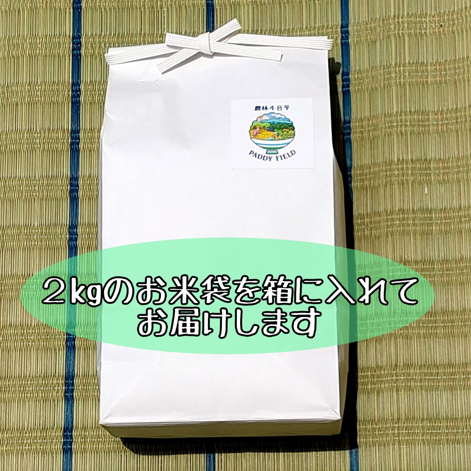 アイガモと一緒に農薬不使用で育ったお米♪ 農林48号（合鴨農法）白米