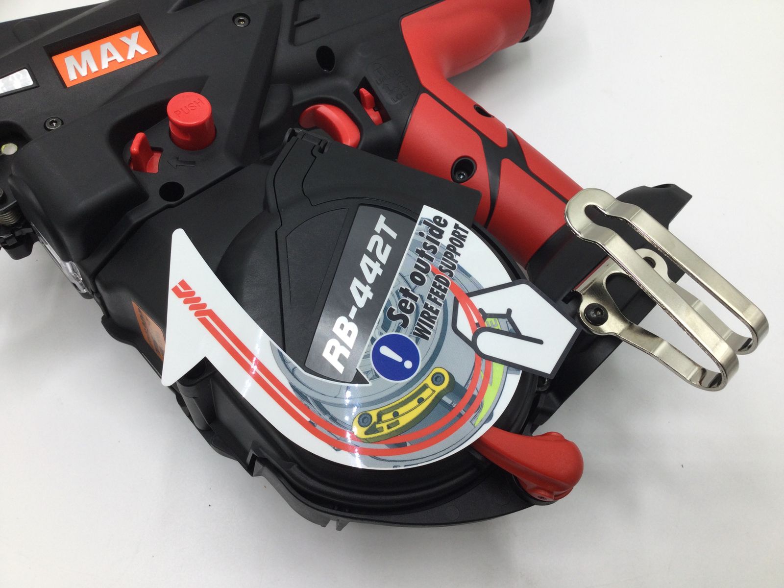 MAX マックス 14.4V充電式鉄筋結束機 ツインタイア RB-442T-B2C 1450A ITW0JRUCQP00 エコツール小牧ｲﾝﾀｰ店 M02 HRDEVELOPMENT_JP