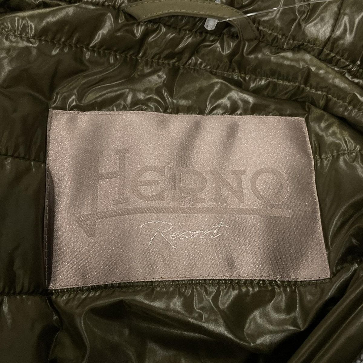 HERNO ヘルノ コート サイズ46 S メンズ - カーキ 長袖 中綿 冬 KANDAIZUMI_COM