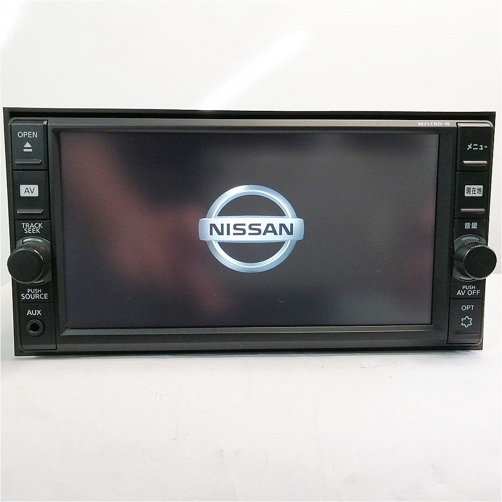日産純正ナビ MJ116D-W 7インチ 地図データ2016年版 - メルカリ