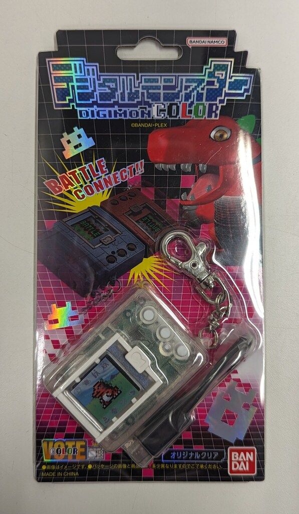 デジタルモンスター　デジモン　COLOR ver.1 オリジナルクリア Digimon COLOR Vpet (Ver.1 Original Clear/Ver.2 Original Smoke)