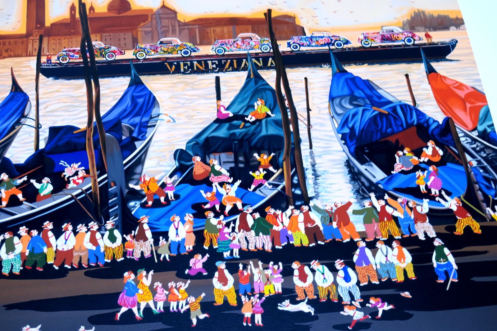 <ヒロ・ヤマガタ作> アースリー・イン・ベニス 真作 ヒロ・ヤマガタ 2011年シルクスクリーン「アースリー イン