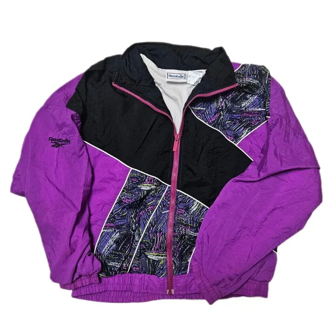 【雷市場（ポンジャン）商品韓国直送】 90s Reebok(リーボック) パターン ヴィンテージ ウインドブレーカー