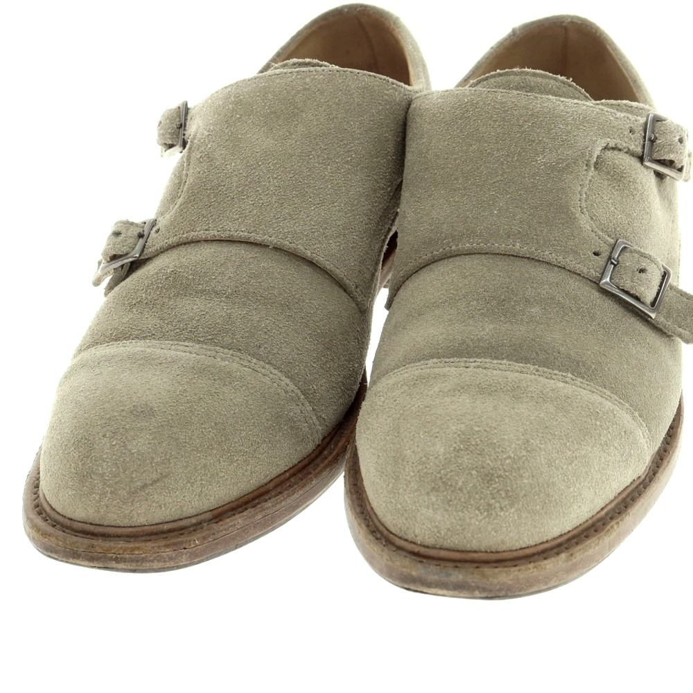 パラブーツ Paraboot スエード ドレスシューズ カーキグレー サイズ6 メンズ