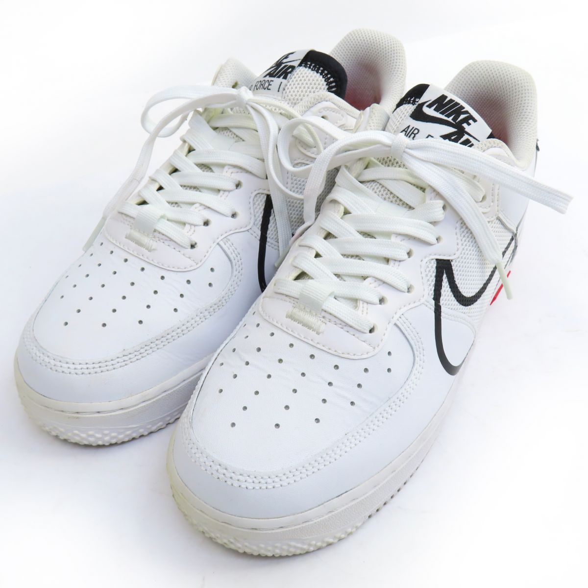 NIKE ナイキ AIR FORCE 1 LOW REACT エア フォース ロー リアクト CD4366-100 US8/26m 箱無 ※中古