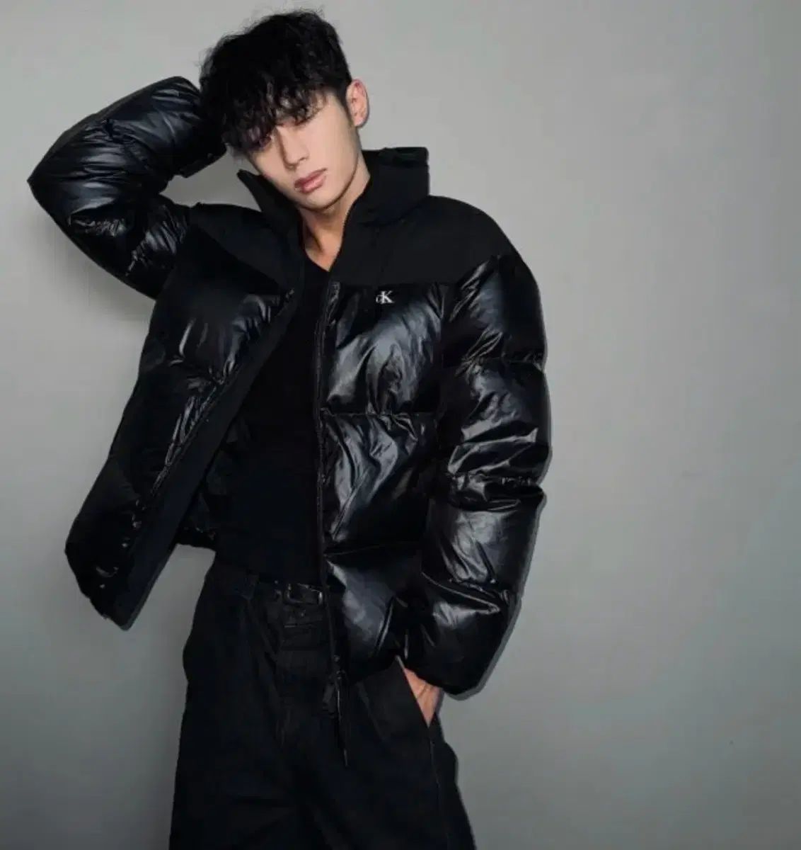 Calvin Klein カルバ ンクライン Ck ダウンジャケット リラックス ショート ブロックします ダウン パファー