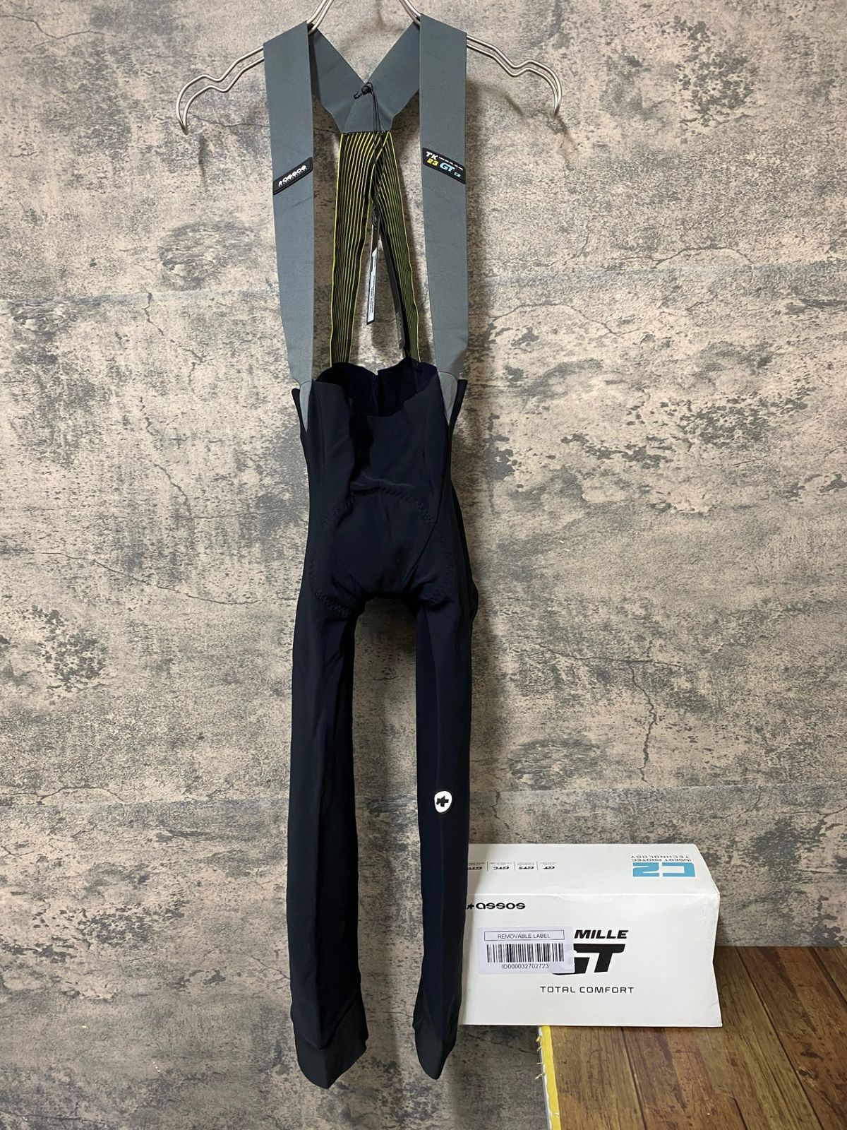 JI830 アソス ASSOS MILLE GT 2|3 C2 ビブニッカー 黒 M 裏起毛 ♥