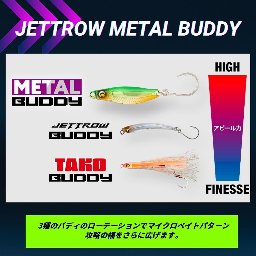 新商品】ジェットローメタルバディ JETTROW METAL BUDDY