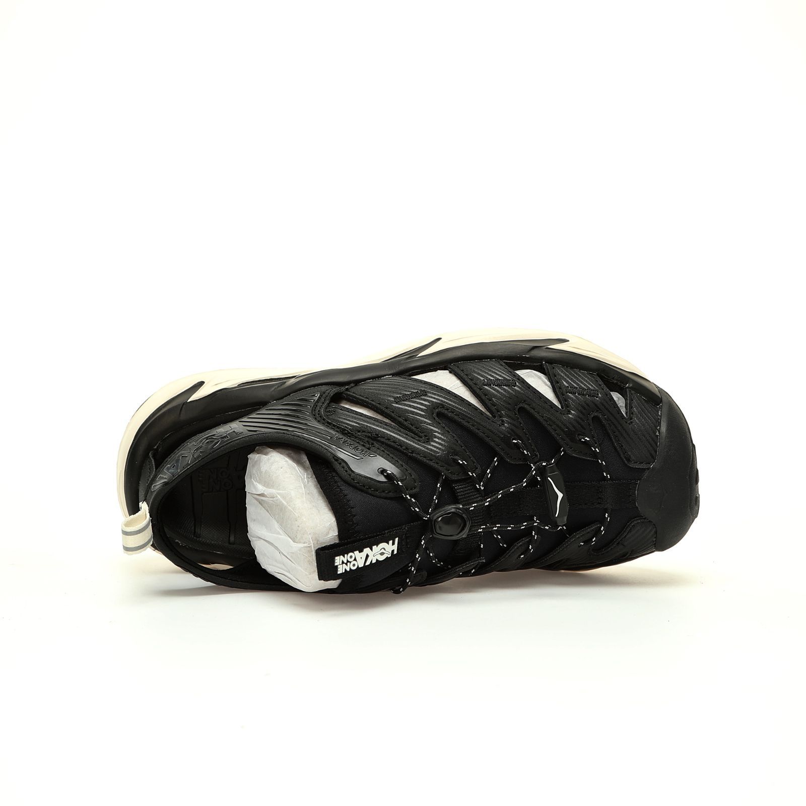 貴重 ホカオネオネ HOKA ONE ONE Hopara 1123112 BKLB ホワイト ブラック 水陸両用 アウトドア ブラック トレッキング マウンテンサンダル スニーカー 男女兼用 即 OK 安い！かわいい！