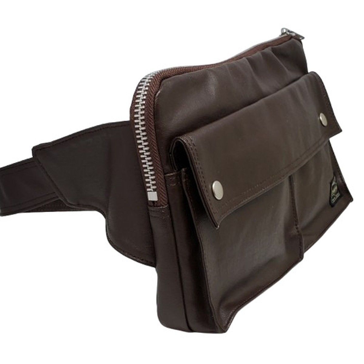 美品　POTER ボディバッグ　メンズ　ブラウン　ショルダー　フリースタイル FREE STYLE（PORTER） ポーター フリースタイル スリング