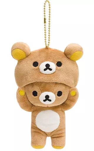 リラックマはきぐるみなんですテーマ ぶらさげぬいぐるみ キーホルダー 中古】キーホルダー・マスコット(キャラクター) リラックマ