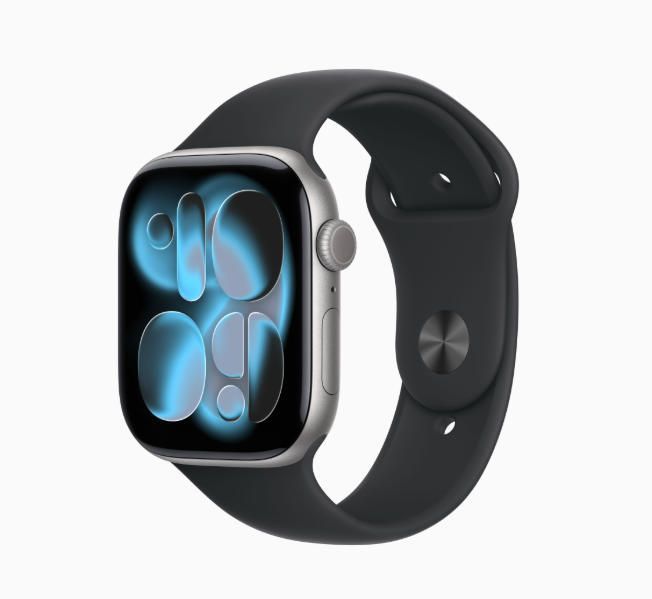 Apple Watch Series 11 GPSモデル 46mm MEV04J A スペースグレイ ブラックスポーツバンド S M スマートウォッチ