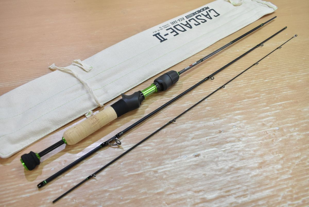 ロデックス イスズ カスケード 2 RICA-56 UL RODEX ISUZU CASCADE-II ベイトロッド 3ピース 渓流 エリアトラウト