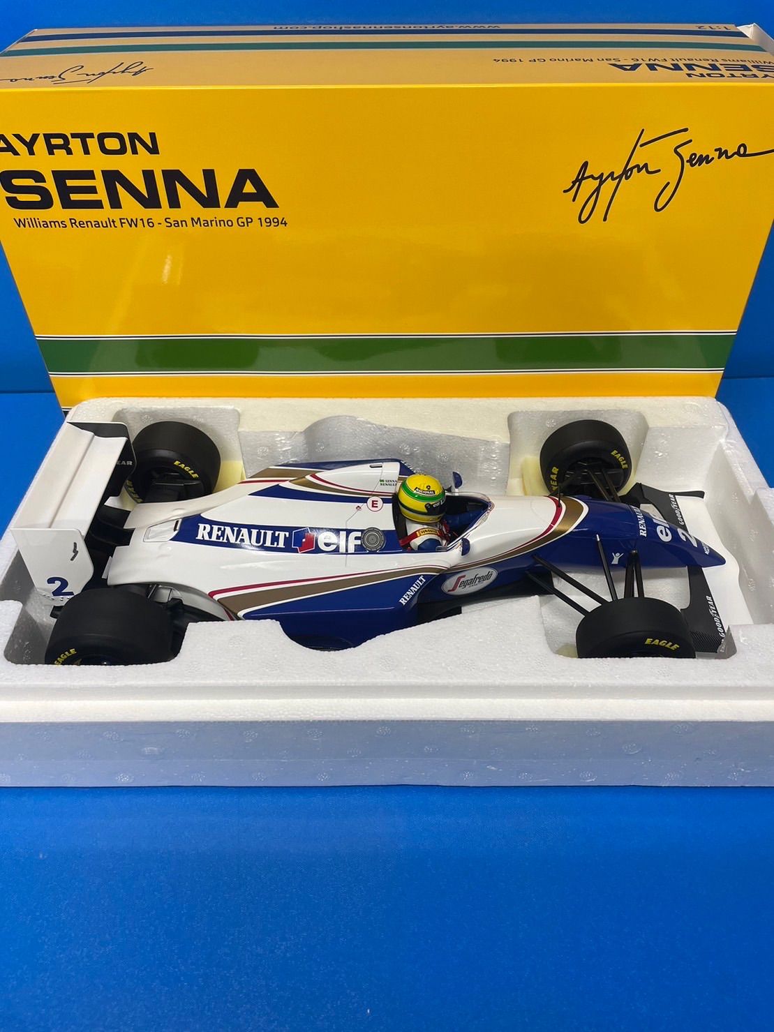 ミニチャンプス1/12 ウィリアムズ ルノー FW16 #2 A.セナ 1994
