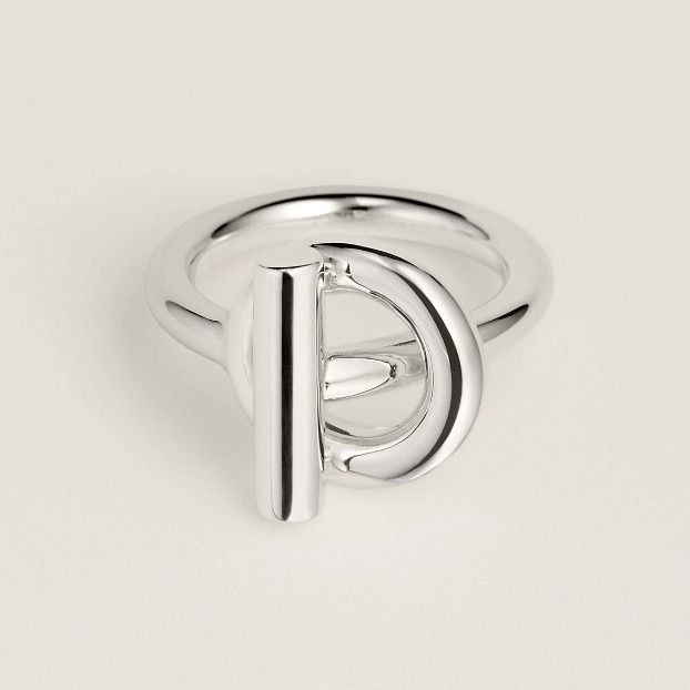 エルメスリング　エシャペMM 50サイズ10号　美品　クリーニング磨き済 エルメスリング エシャペMM 50サイズ10号 美品 クリーニング磨き済