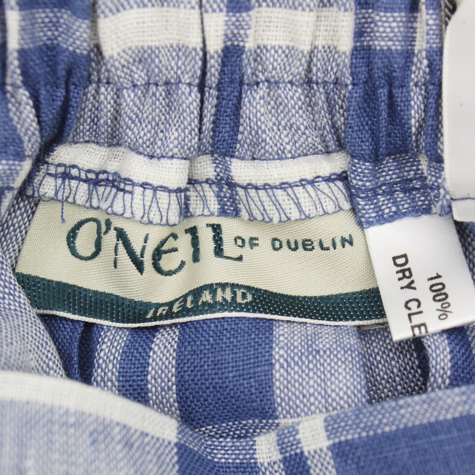 O NEIL of DUBLIN オニールオブダブリン EASYMAXI KILT イージーマキシ スカート 5083C サイズ8 ブルー系 ホワイト系 レディース SIROKUMA-CORPORATION_COM