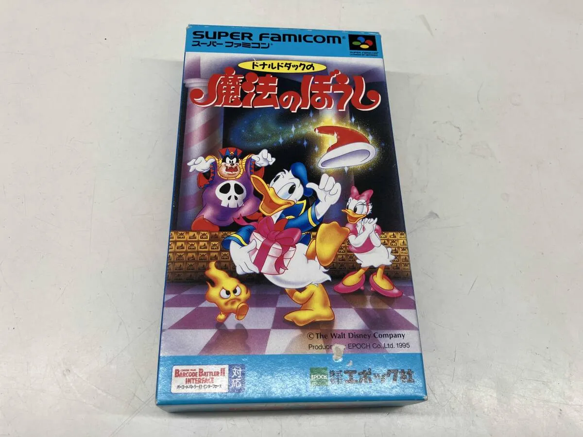 【箱説書あり】スーパーファミコンソフト　ドナルドダックの魔法のぼうし　　難あり エポック社|ドナルドダックの魔法のぼうし|HARDOFFオフモール