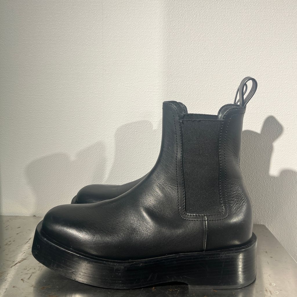 BOTTEGA VENETA ボッテガヴェネタ Torino Chelsea Ankle Boots サイドゴアブーツ 810479 ブラック size 41 表参道A 09