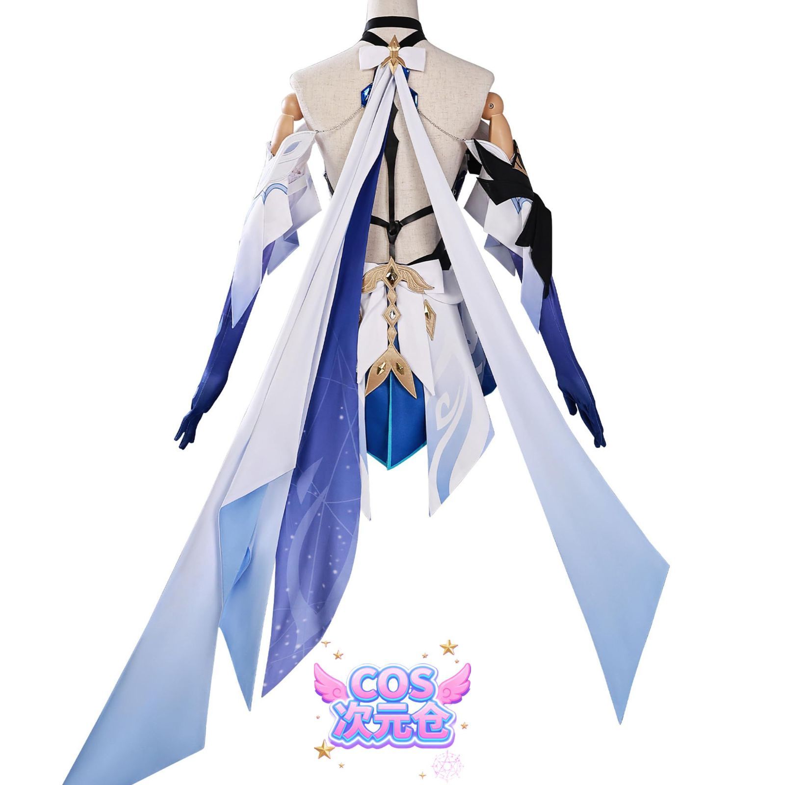 衣装だけ エルフ森林 原神 虚淵の暗星 スカーク コスプレ 衣装 全セット ウイッグ付き 虚淵の暗星 コスプレ用衣装 撮影用 文化祭 イ