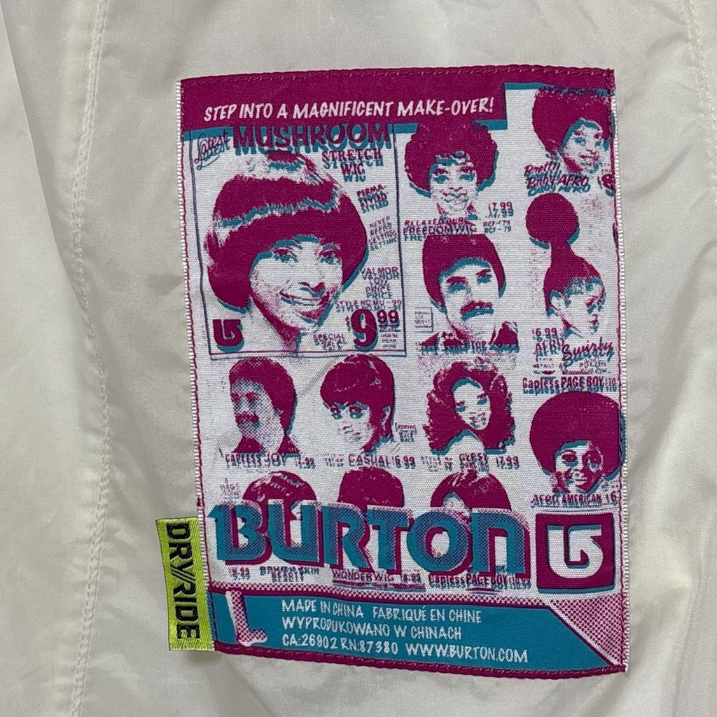  BURTON DRYRIDE ロゴ刺繡 スキー スノボーウェア S-2895 ウェア(男性用) スノーボード