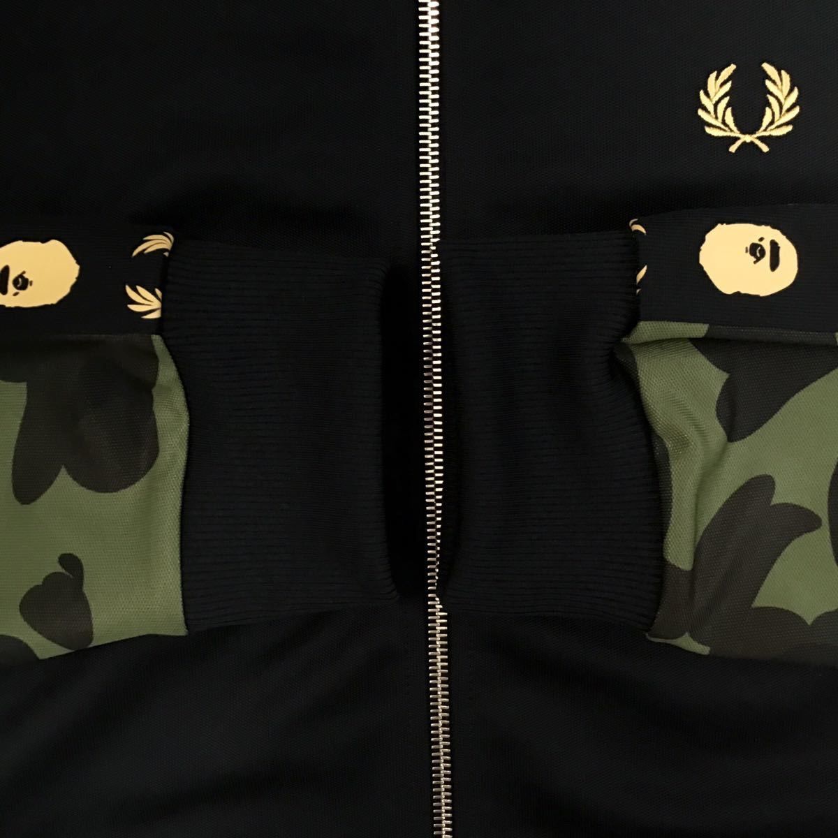 BAPE X FRED PERRY CAMO TRACK JACKET サイズM（FRED PERRY TRACK 