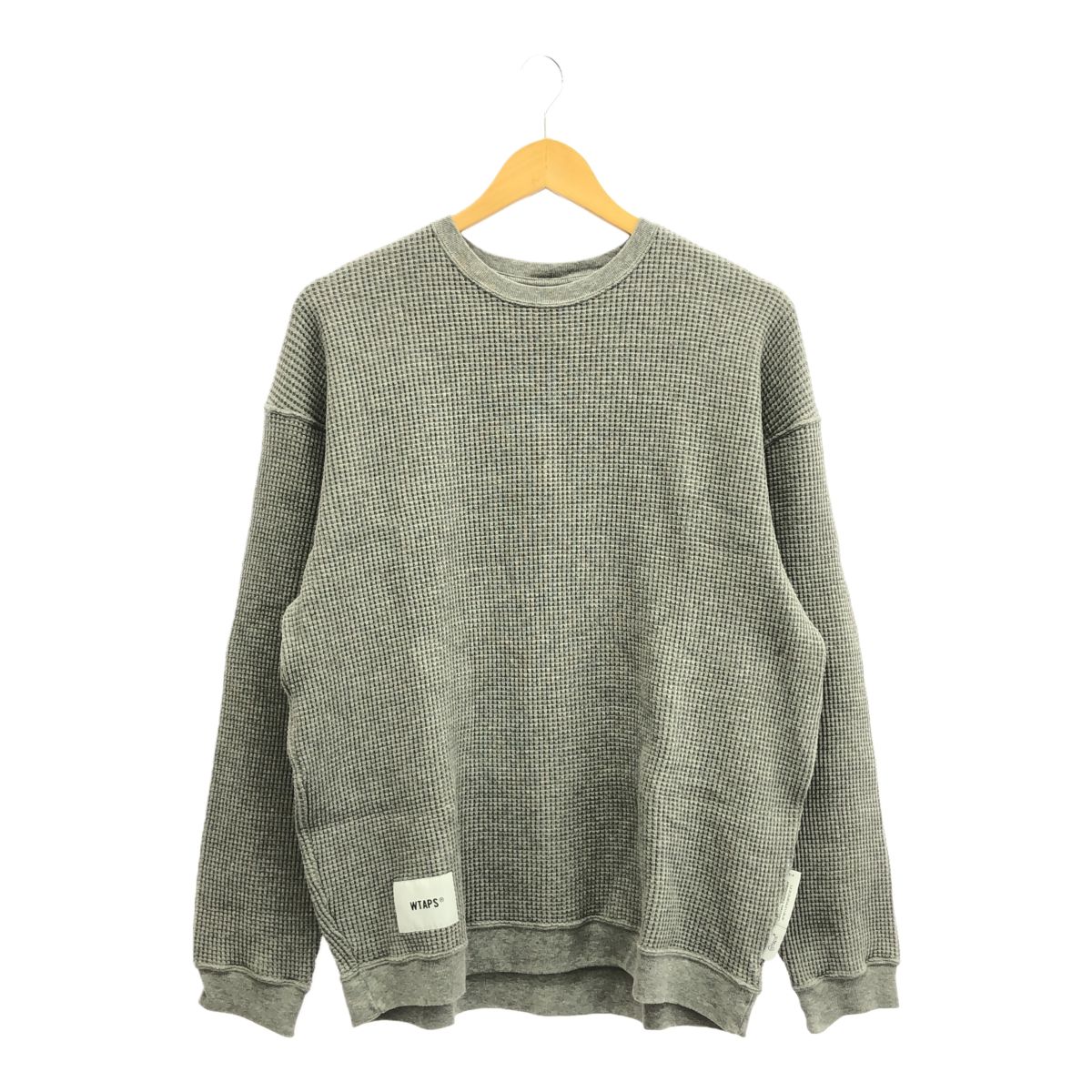WTAPS ダブルタップス サイズL 242ATDT-CSM21 WAFFLE LS COTTON 