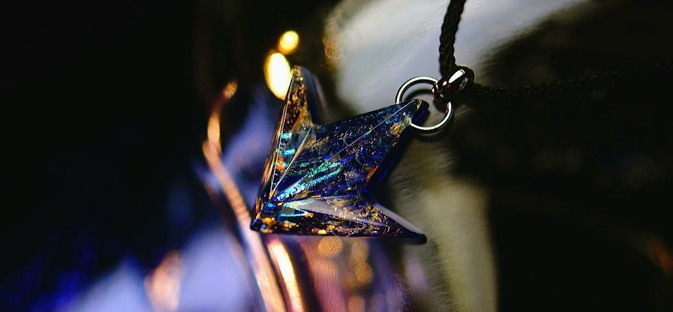 Arrow mystic cosmic ～ 流星群 ～ ダイクロガラス アクセサリー