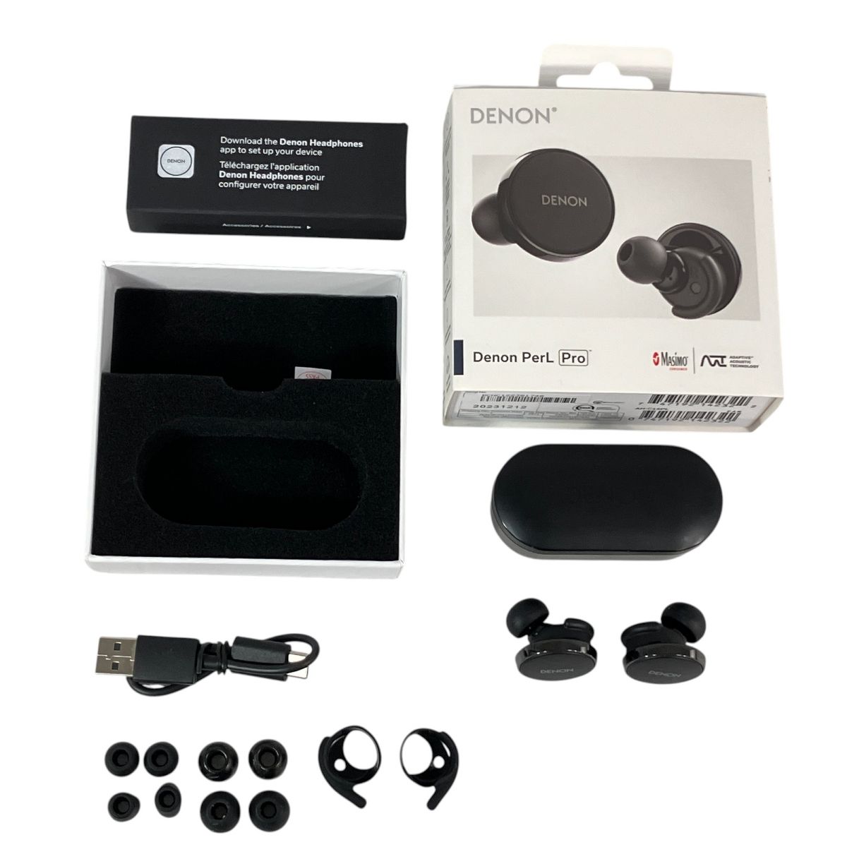 Denon デノン PerL Pro AH-C15PL bluetooth ワイヤレスイヤホン