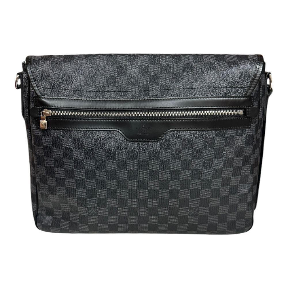 ルイヴィトン レンツォ ダミエグラフィット ショルダーバッグ ダミエグラフィットキャンバス N51213 ブラック メンズ  LOUIS VUITTON  中古 ルイヴィトン  ルイ ヴィトン