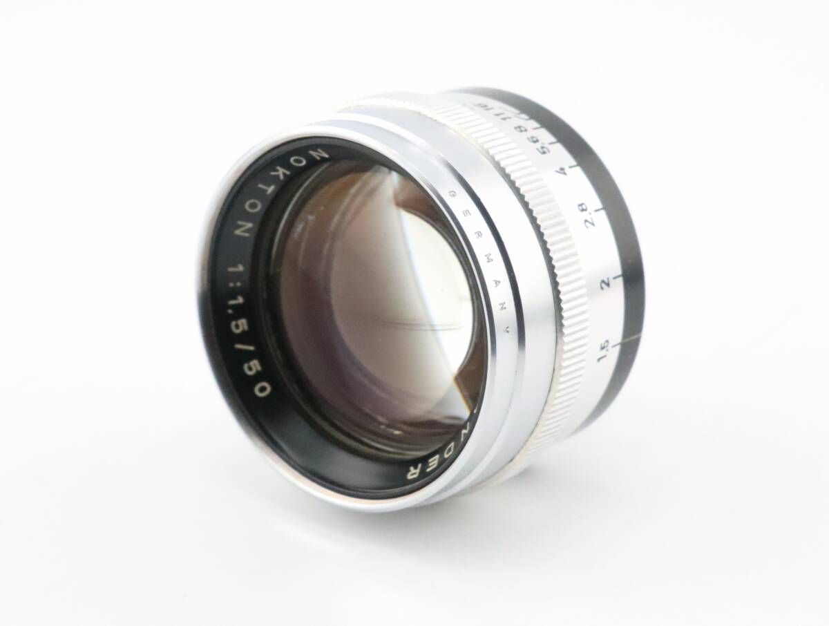 【美品 希少】Voigtlander プロミネント　Nokton 50mm1.5 Nokton 50mm f1.5 (Prominent) – FLASHBACK CAMERA