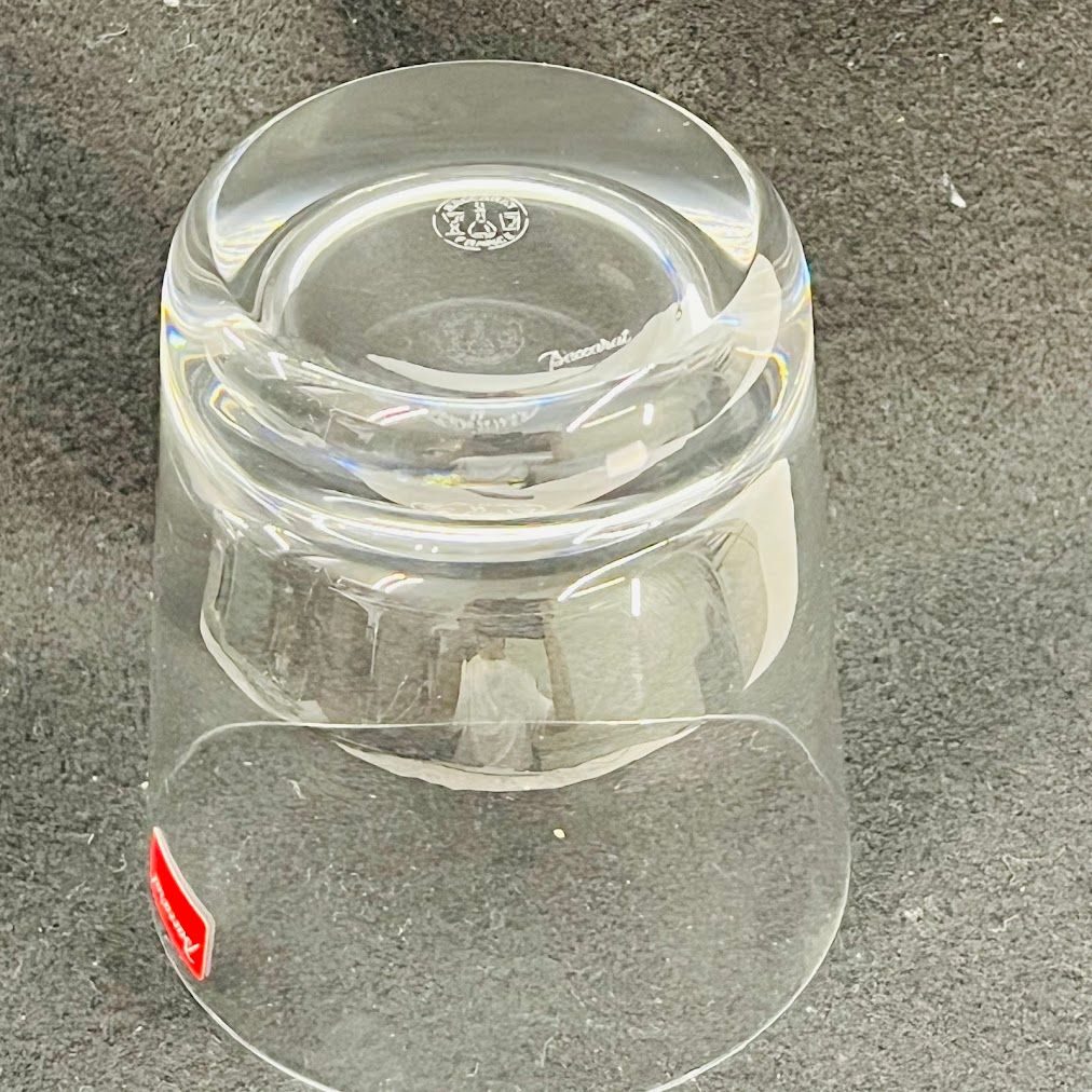【中古】バカラ パーフェクション オールドファッション　ロックグラス1客　1100238　すとんとしたストレートではなく上に開いた斜めカットシェープです【送料無料】 中古】バカラ パーフェクション オールドファッション ロックグラス1客