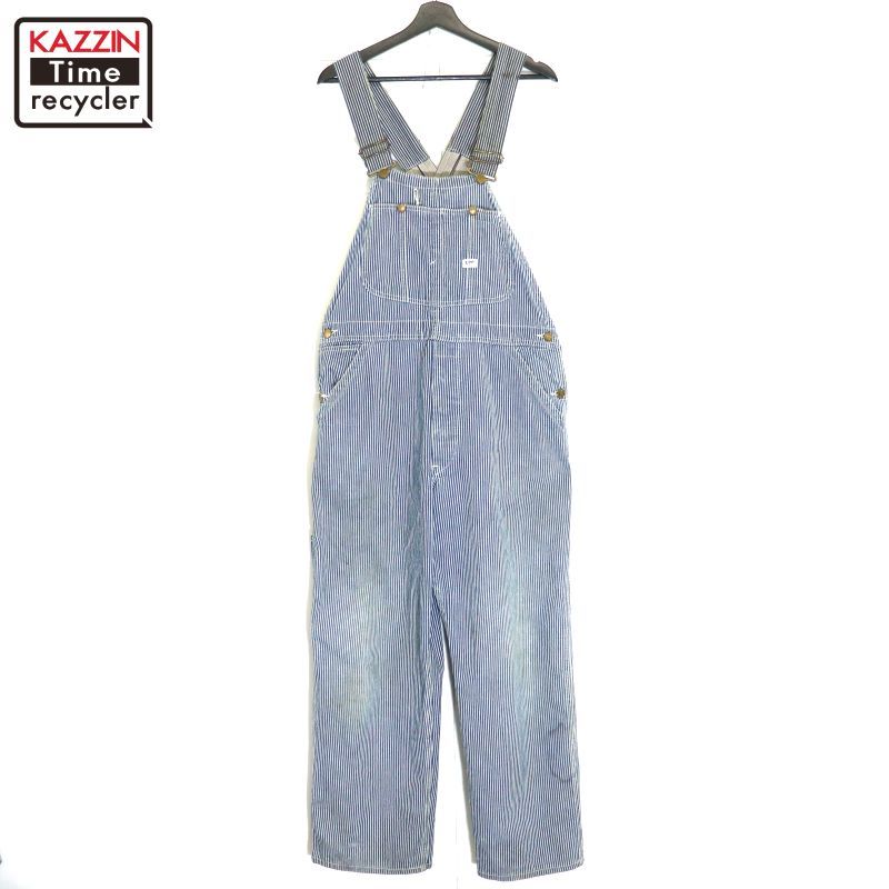 60s USA製 vintage Lee ローバック ヒッコリー オーバーオール メンズ