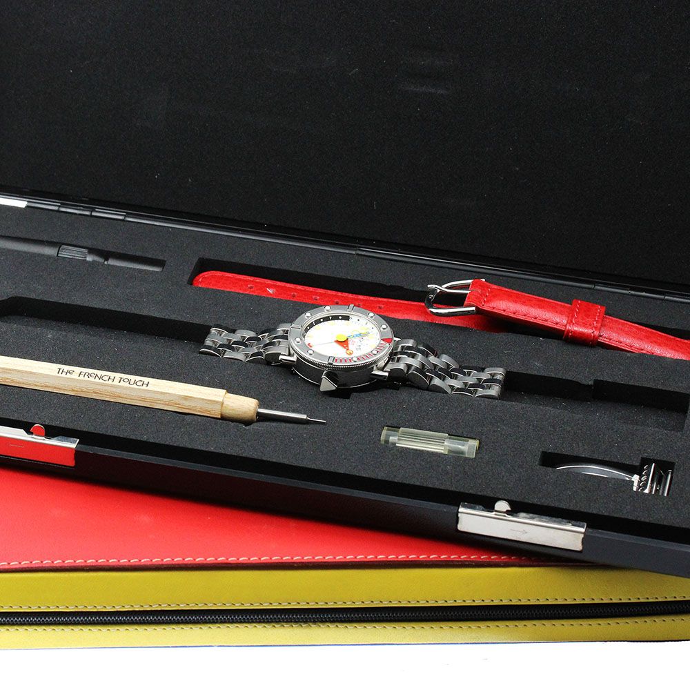 アラン シルベスタイン Alain Silberstein マリーンG GMT 自動巻き ボーイズ き_909954