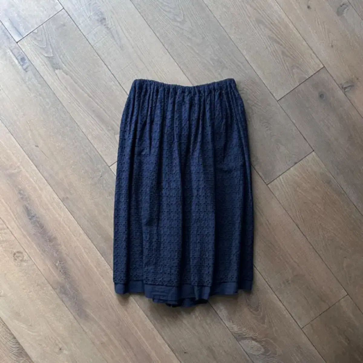 COMME des GARCONS コム デ ギャルソン パンチング レイヤード スカート
