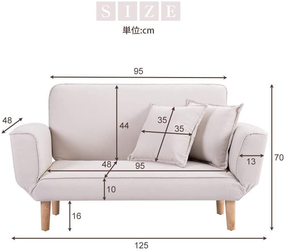 最大51％オフ！ ソファベッド幅113㎝ ソファソファ- クッション付 軽量