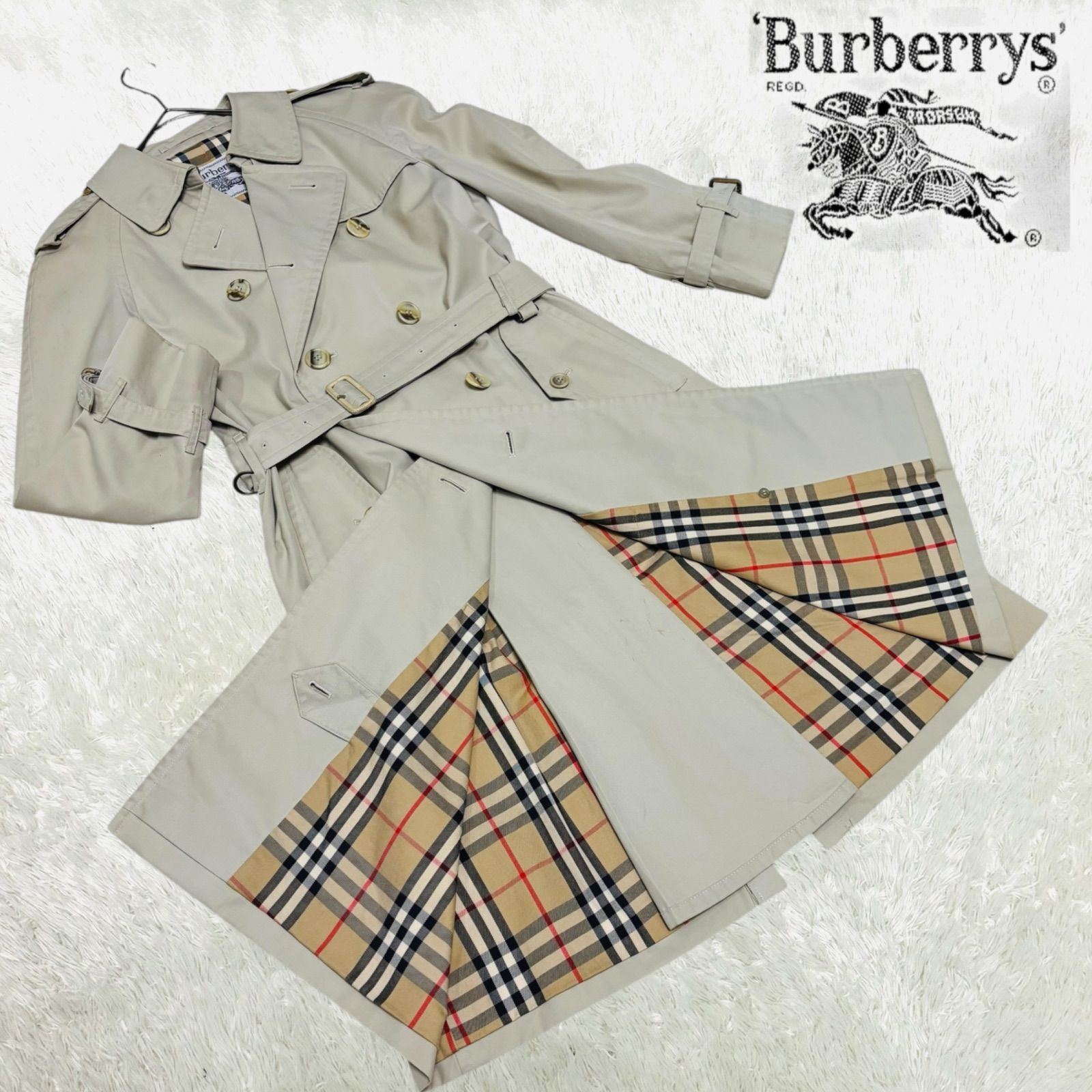 バーバリー トレンチコート ハニーベージュ ロング Burberrys 