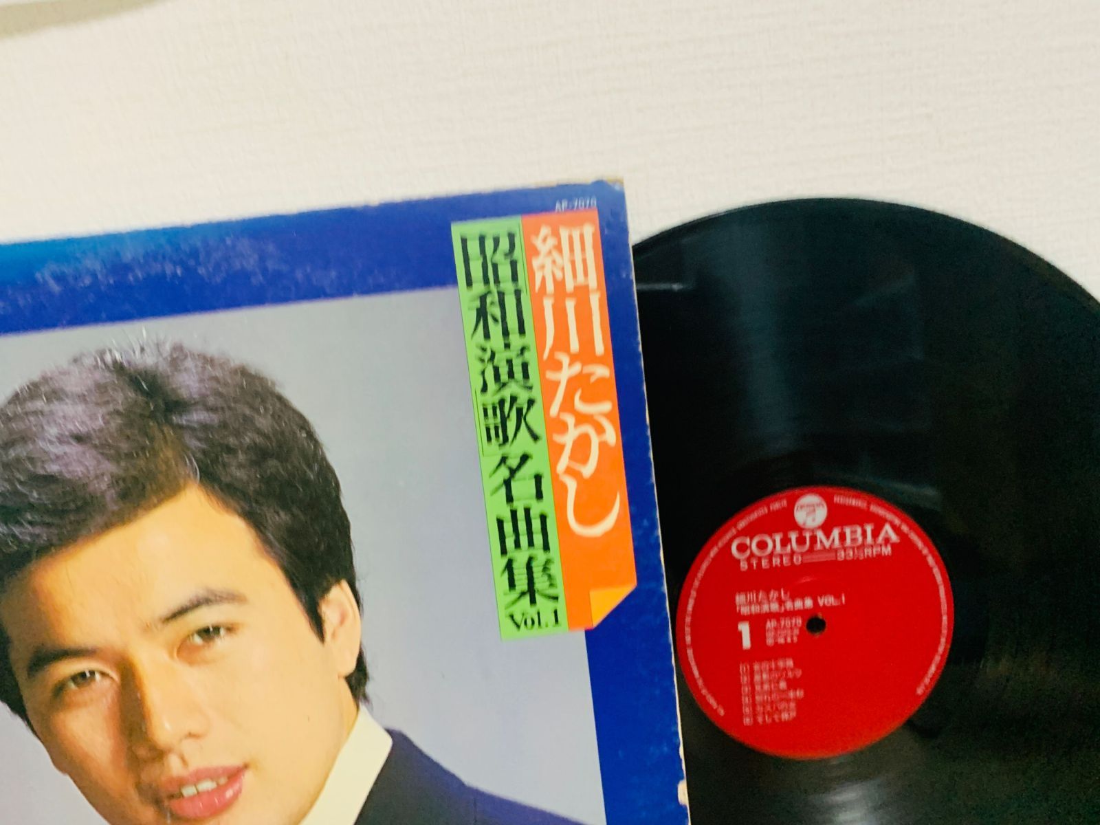 LP 細川たかし 昭和演歌名曲集 Vol.1 / 女の十字路 そして神戸